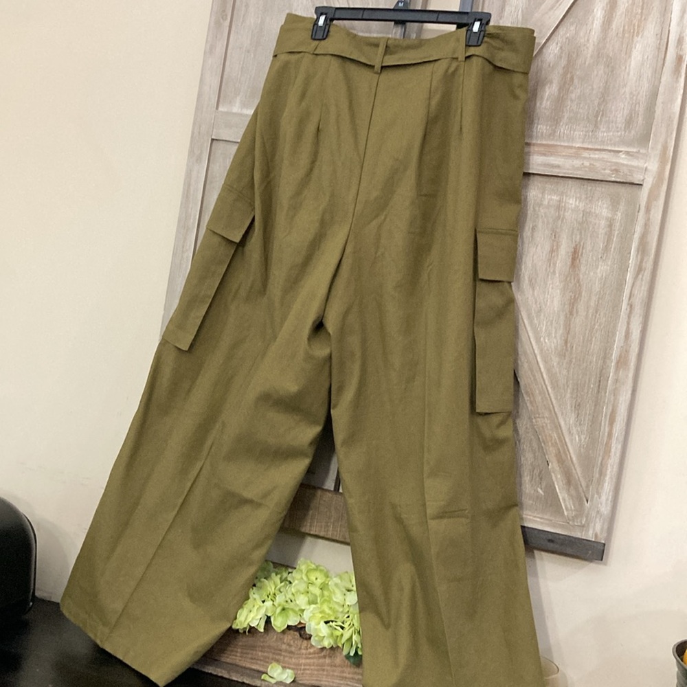 ELOQUII  DESIGNS LADIES PANTS with a BELT. Made in CHINA RN:142711    Po:34830 - Picture 5 of 15